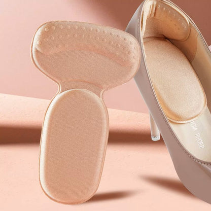 Zaokae 2-in-1 T-Shape Heel Grips and Shoe Cushions, Foam Insert Pads for Blister Prevention and Loose Shoe Size Adjustment, 1 Pair