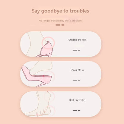 Zaokae 2-in-1 T-Shape Heel Grips and Shoe Cushions, Foam Insert Pads for Blister Prevention and Loose Shoe Size Adjustment, 1 Pair